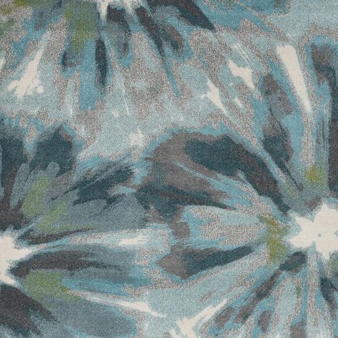 Hashtag Home Jaylee Teal/Dark Blue/Green Area Rug & Reviews | Wayfair Watercolor Rug, Teal Watercolor, Holiday Rugs, Polypropylene Rug, Teal Rug, Indoor Flowers, Polypropylene Rugs, Floral Area Rugs, Watercolor Leaves