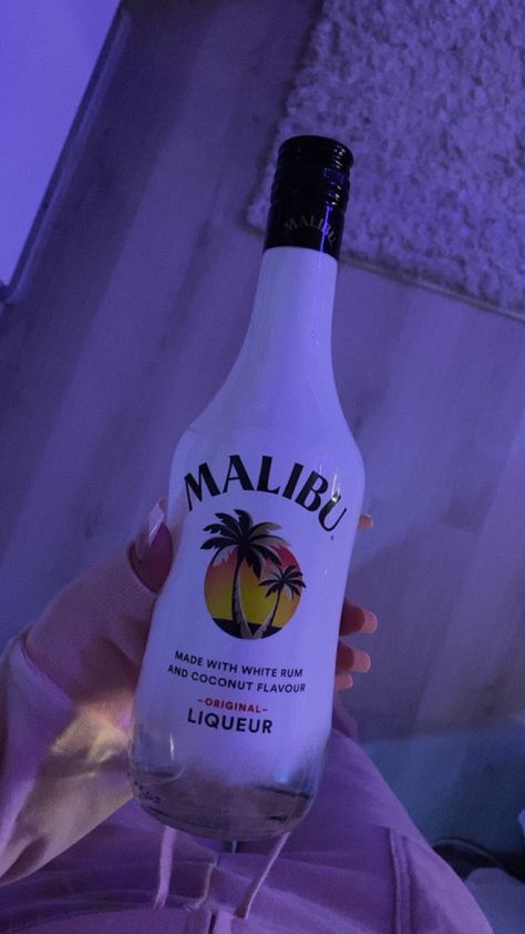 Malibu Drinks, Malibu Coconut, Pretty Alcoholic Drinks, White Rum, Liqueur, Camera Roll, Liquor, Rum, Coffee Tea