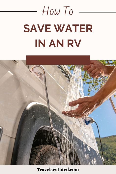 The size of the fresh water and grey water holding tanks are an important consideration when purchasing an RV. Our RV Water Tank Size Calculator allows you to estimate how long your family can camp without dumping your tanks. We also share important tips on how to save water in an RV so you can dry camp for longer. How To Save Water, Rv Water Tank, Rv Traveling, Dry Camping, Rv Organization, Rv Water, Water Solutions, Full Time Rv, Water Usage