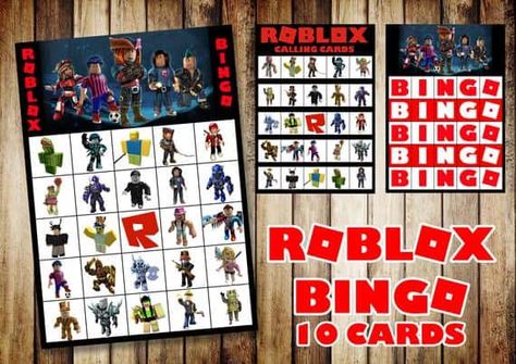 Roblox Party Ideas, Roblox Cakes, Bingo Birthday, Birthday Games For Kids, Gaming Birthday, Roblox Party, Game Roblox, Robot Birthday Party, Indoor Birthday