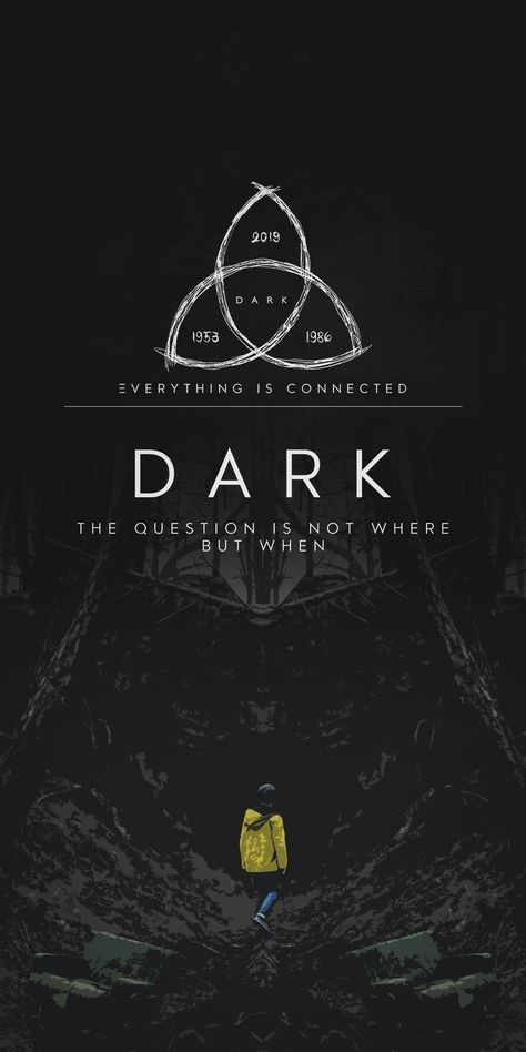 Dark Tv Show Wallpaper, Everything Is Connected Wallpaper, Dark Tv Series Poster, Wallpaper Name, Latest Graphic Design Trends, Typography Wallpaper, Batman Comic Wallpaper, Android Wallpaper Dark, Stay Creative