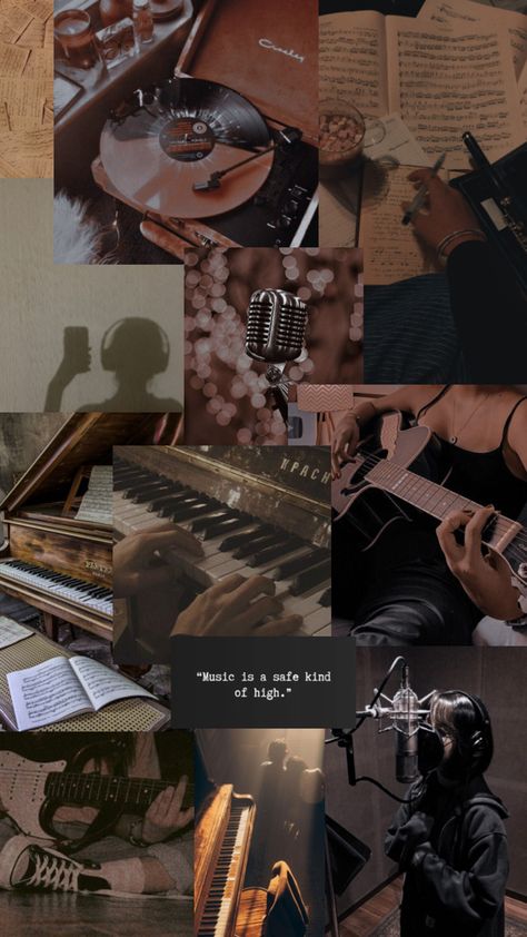 Music Collage Wallpaper Iphone, Music Aesthetic Collage, Wallpaper Iphone Music, Wallpaper Collages, Iphone Music, Music Collage, Iphone Wallpaper Pattern, Female Musicians, Music Pictures