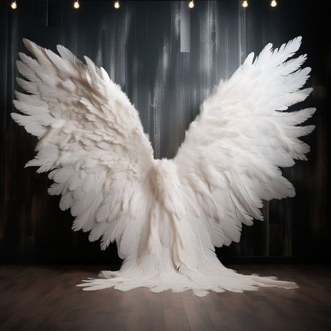 Angel wing backdrop perfect for wedding, birthdays, or anything you want! Object Refrences, Angel Wings Backdrop, Wings Backdrop, Big Angel Wings, Large Angel Wings, Angel Wedding, Diy Angel Wings, Angel Wings Art, Diy Wings