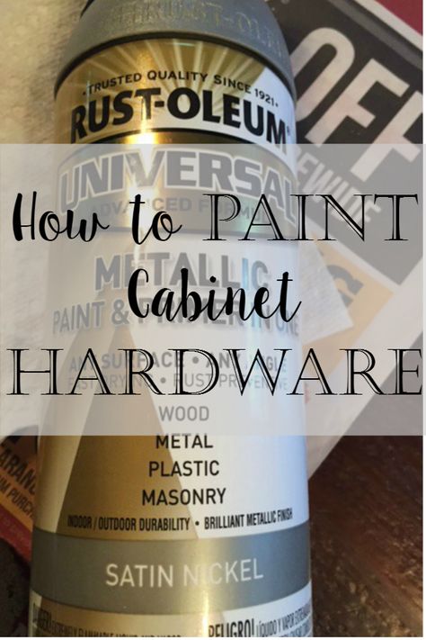 Spray Paint Kitchen Hardware, Paint Kitchen Hardware, Spray Paint Cabinet Hardware, Paint Cabinet Hardware, Spray Paint Kitchen Cabinets, Spray Paint Cabinets, House Refurbishment, Painting Hardware, Paint Cabinet