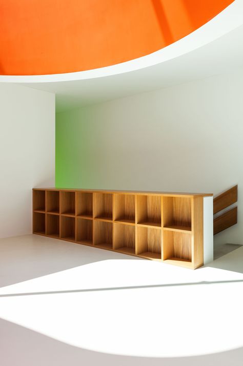 Gallery of Kindergarten in Stabio / Studio WE - 6 Kindergarten Interior, Office Themes, Children Park, Kids Daycare, Office Space Design, School Lockers, Green Field, New Building, Lighting Design Interior