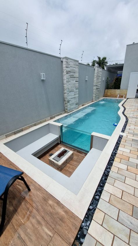 Luxury Pools Backyard, Backyard Pool Parties, Dream Backyard Pool, Small Swimming Pools, Pool Landscape Design, Big Splash, Small Pool Design, Luxury Pools, Trailer Remodel