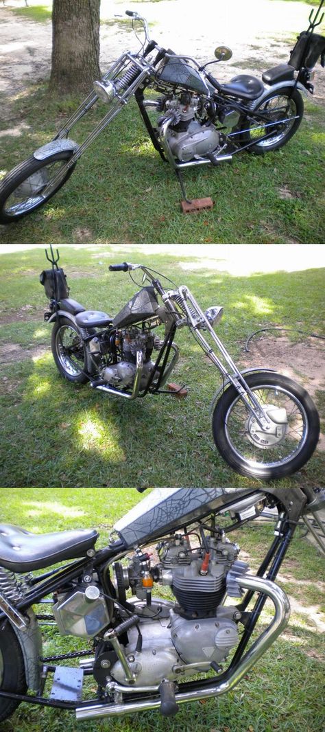 1966 Triumph Tiger 650 Chopper Choppers For Sale, Triumph 650, Chopper Frames, Triumph Chopper, Triumph Motorbikes, Rat Bikes, Custom Motorcycles Harley, Old School Chopper, Triumph Bikes