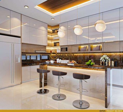 Desain Pantry Dapur, Kitchen Interior Luxury, Jeon Family, Luxury Kitchen Designs, Luxurious Kitchen Design, Dirty Kitchen Design, Emporio Architect, Dirty Kitchen, Desain Pantry