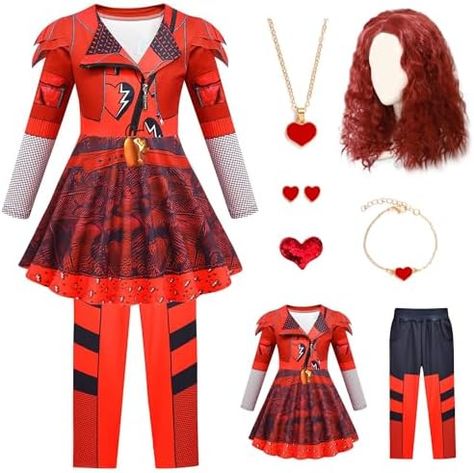 Amazon.com: Keep shopping for Party Dress Outfit, Red Party Dress, Costume For Girls, Red Costume, Red Party, Princess Costume, Girls Red, Dress Outfit, Girl Costumes