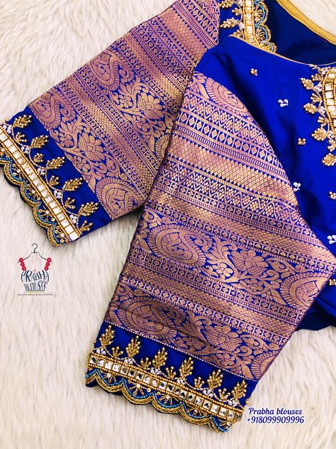 Traditional Saree Blouse Designs, Blue Blouse Designs, Latest Bridal Blouse Designs, Blouse Designs Catalogue, Latest Blouse Designs Pattern, Best Blouse Designs, Traditional Blouse Designs, Latest Model Blouse Designs, Fashionable Saree Blouse Designs