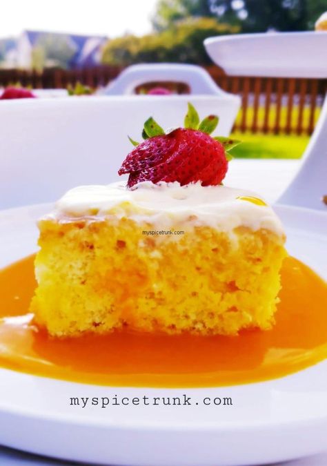 Mango Tres Leches Cake, Mango Tres Leches, Crafty Videos, Bake Off Recipes, Tres Leches Cake Recipe, Mango Cake, Mexican Dessert Recipes, Tres Leches Cake, Milk Cake