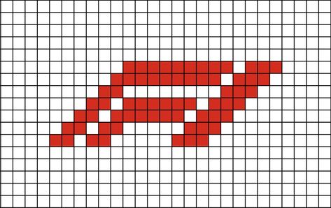 A small pixel art template of the 2017 introduced F.1 logo, red on white. Formula 1 Crafts, F1 Crochet Ideas, F1 Starting Grid Wallpaper, F1 Grid Wallpaper, F1 Crochet Pattern, F1 Pixel Art, Formula 1 Bracelet Pattern, F1 Cross Stitch, F1 Crochet