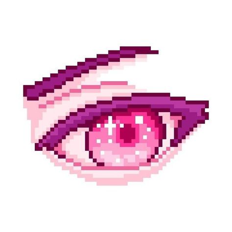 Pixel Eyes Tutorial, Roblox Pixel Art, Link Pixel Art, Pixel Art Ideas, Easy Pixel Art, Pixel Drawing, Pix Art, Eye Eye, Pixel Art Design