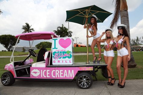 Our cute ice cream golf cart www.facebook.com/aphrodisiacicecream Golf Cart Food Cart, Cream Vans, Retired Life, Cute Ice Cream, Ice Cream Van, Ice Cream Popsicles, Classic Interior Design, Food Cart, Frozen Meals