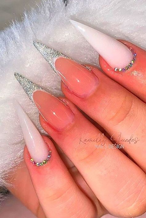 Coffin Nails Ombre, Bella Nails, Ombre Nail Art Designs, Nail Salon Design, Vintage Nails, Fancy Nails Designs, Stiletto Nails Designs, Pink Acrylic, Nail Designs Glitter