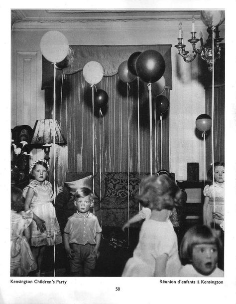 Kensington Children's Party Bill Brandt Photography, Bill Brandt, High Contrast Images, Man Ray, Vintage Birthday, Black And White Pictures, Childrens Party, Large Format, Museum Of Modern Art