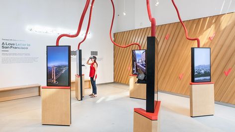 Vr Exhibition, Digital Kiosk, Mobile Store, Innovation Centre, Office Gym, Creative Display, Retail Experience, Technology Design, Exhibition Stand