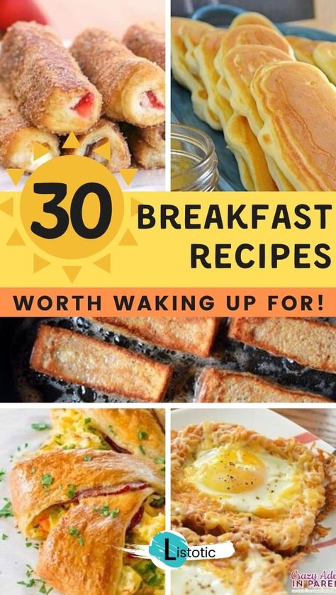 Healthy Recipes With Eggs, Sweet Breakfast Ideas, Fun Breakfast Ideas, Recipes With Eggs, Breakfast Ring, Breakfast Recipe Ideas, No Bake Oatmeal Bars, Healthy Egg Recipes, Fun Breakfast