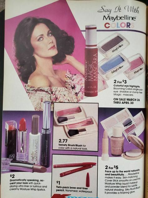 80s Skincare, 80’s Makeup, Ashley Richardson, 2000 Nostalgia, Vintage Makeup Ads, 00s Aesthetic, Beauty Ads, Paulina Porizkova, Makeup Ads