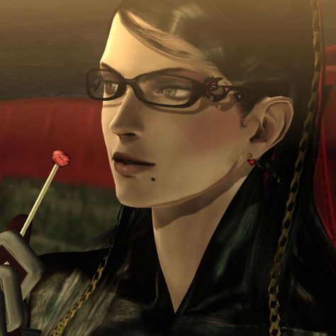 Bayonetta Icon, Bayonetta 1, Bayonetta Glasses, V Games, This Is Your Life, Pfp Ideas, Game Icon, Red Dark, Character Design Animation