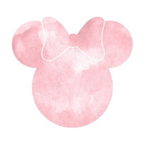 Disney Watercolor, Wall Paper Iphone, Paper Iphone, Mickey Mouse Art, Images Disney, Disney Print, Mickey Mouse Head, Mickey Mouse Wallpaper, Pink Minnie