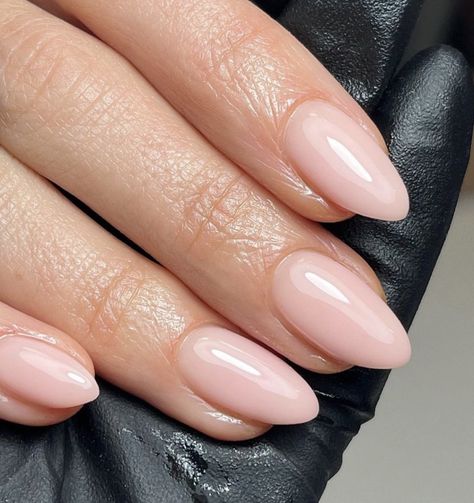 Pink Almond Nail Ideas, Pink Almond Nail Designs, Almond Nail Ideas, Almond Nail Designs, Pink Wedding Nails, Milky Pink, Milky Nails, Classy Acrylic Nails, Almond Nail