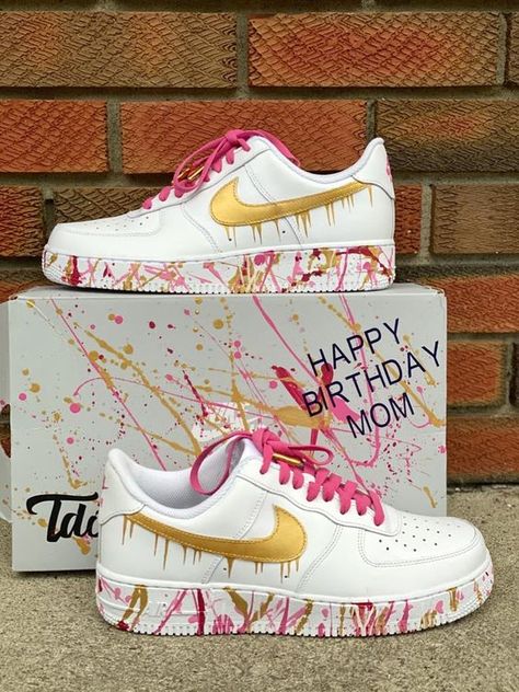 Splatter Custom Shoes Shoe Svg, Walmart Shoes, Shoe Painting, Nike Shoes Women Fashion, Customized Shoes, Painted Shoes Diy, Custom Sneakers Diy, Af1 Custom, Boty Nike