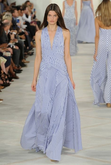 Ralph-Lauren-Spring-Summer-2016-Runway46 Ralph Lauren 2016, Riviera Fashion, Ralph Lauren Spring Summer, Linen Gown, Celebrity Trends, Ralph Lauren Collection, Spring Summer 2016, French Riviera, Red Carpet Fashion