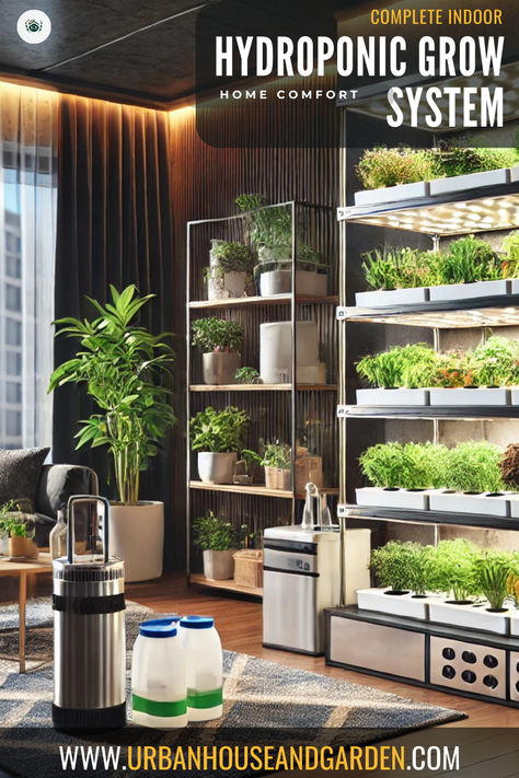 Complete Indoor Hydroponic Grow System Hydroponic Vegetables Indoor, Growing Plants Indoors Vegetables, Diy Indoor Hydroponic Garden, Hydroponic Gardening Indoor, Hydroponic Grow Box, Indoor Hydroponic Gardening, Hydroponic Greenhouse, Hydroponic Vegetables, Hydroponic Grow Systems