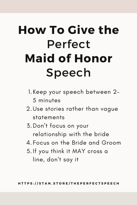 Maid Of Honor Speech Ideas For Best Friend, Moh Speech, Maid Of Honor Speech, Focus On Yourself, Maid Of Honor, Bachelorette Party, Thinking Of You, Things To Think About, Weddings