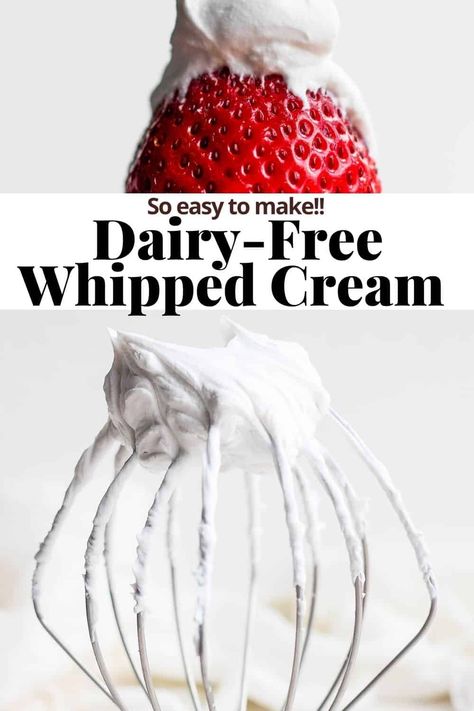 Dairy Free Cool Whip, Lactose Free Desserts, Dairy Free Desserts, Dairy Free Deserts, Non Dairy Desserts, Dairy Free Pumpkin Pie, Dairy Free Whipped Cream, Gluten Free Dairy Free Dessert, Dairy Free Recipes Dessert