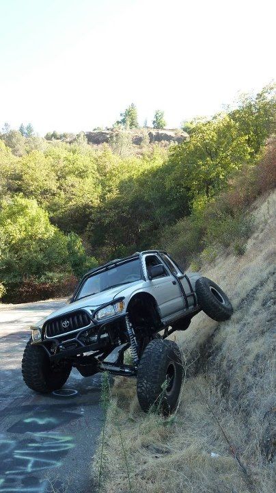 Toyota Tacoma Crawler. Now this is 4X4! Let us help you build your off road truck!  www.cochranetoyota.com www.cochraneservice.com #cochranetoyota #tacomatown #4x4 Custom Tacoma, Toyota Pickup 4x4, Afternoon Drive, Tacoma 4x4, Pickup Trucks Bed, Tacoma Truck, Off Road Truck, Cargo Net, The Lone Ranger