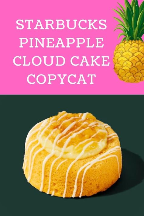 Starbucks Pineapple Cloud Cake Copycat — SavingsMania Pineapple Cloud Cake Starbucks Recipe, Copycat Starbucks Pineapple Cloud Cake, Pineapple Cloud Cake Starbucks, Pineapple Cloud Cake, Pineapple Dream Cake, Starbucks Cake, Cloud Cake, Copycat Starbucks, Lime Cake