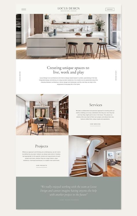 Architecture Websites, Interior Design Sites, Mises En Page Design Graphique, Freelance Website, Unique Web Design, Interior Design Template, Website Developer, 포트폴리오 레이아웃, Modern Website Design