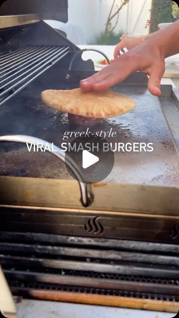 @nutritiouskitchencreations on Instagram: "Repost from @broccyourbody
•
Safe to say these Greek-Style Smash Burgers have changed my life. @chilesandsmoke made this method viral and instead of the classic burger take (which is made with a tortilla and burger sauce- YUM!), I decided to make lamb burgers and do them Greek-style! Tastes like the best Gyro I’ve ever had. They’re perfect for a backyard BBQ or just a fun weeknight dinner. Enjoy!

Ingredients:
1 lb ground lamb or beef
1/2 red onion, finely minced or grated
3 cloves garlic, minced
2 tbsp fresh mint
1 tsp kosher salt
1/2 tsp black pepper
1/2 tsp dried oregano
1/2 tsp paprika
Pita bread
Toppings: lettuce, tomato, cucumber, red onion, feta cheese, za’atar

Tzatziki:
3/4 cup Greek yogurt
1/2 cucumber, grated
1 clove garlic, minced
Juic Bread Toppings, Classic Burger, Smash Burgers, Lamb Burgers, Tomato Cucumber, Za Atar, Burger Sauce, Ground Lamb, Smash Burger