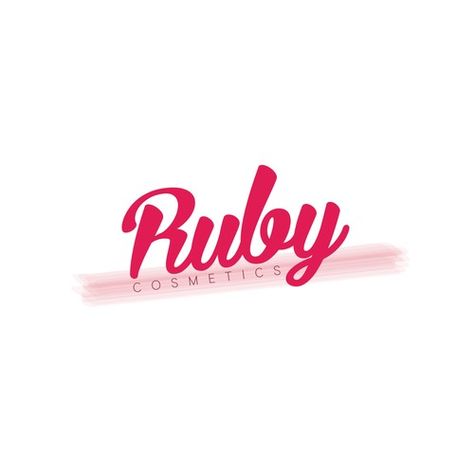 Ruby Cosmetics Logo design contest design#logo#contest#trish Cosmetics Logo, Cosmetic Logo, Name Logo, Logo Design Contest, Contest Design, Custom Logo Design, Girl Names, Design Logo