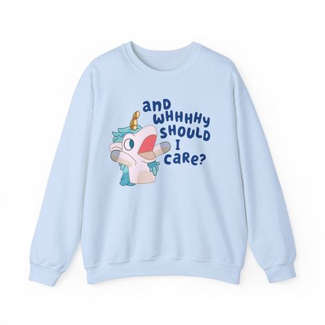 🦄✨ Embrace your inner magical chaos with our Bluey Unicorse Horse Graphic Sweatshirt, perfectly tailored for the superhero moms wrangling their little bundles of joy! ✨🦄 Are you a busy mom with a cheeky sense of humor? Our "Bluey Unicorse Horse Graphic Sweatshirt" is more than just a cozy layer; it's a hilarious statement piece that says, "I'm rocking motherhood, and I've still got my wit about me!" Made with the softest blend of cotton and polyester, this sweatshirt offers both comfort and du Bluey Sweatshirts, Bluey Merch, Bluey Unicorse, Unicorse Bluey, Bluey Stuff, Superhero Mom, Bingo Funny, Horse Graphic, Funny Mom Gifts