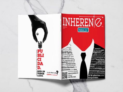 Inherente Magazine Front and Back Cover Magazine Front And Back Cover Design, Magazine Front Cover Design, Visual Guidelines, Food Magazine Layout, Magazine Back Cover, Magazine Design Cover, Magazine Front Cover, Medical Packaging, Food Wastage