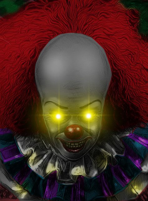 PENNYWISE THE CLOWN 2 FROM IT by Legrande62 on DeviantArt Horror Villians, Creepy Circus, Stephen Kings, Horror Collection, Clown Horror, Pennywise The Clown, Pennywise The Dancing Clown, Scary Clown, Halloween Clown