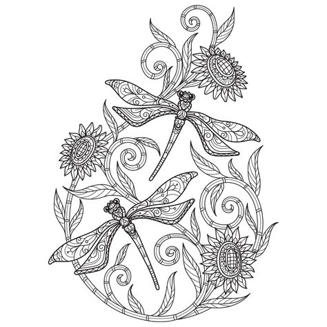 Download the Dragonfly on white background. Hand drawn sketch for adult colouring book 2246485 royalty-free Vector from Vecteezy for your project and explore over a million other vectors, icons and clipart graphics! Dragonfly Coloring Pages, Dragonfly Silhouette, Dragonfly Artwork, Dragonfly Drawing, Beautiful Dragonfly, Owl Tattoo Design, Free Adult Coloring Pages, Dragonfly Art, Dragonfly Tattoo