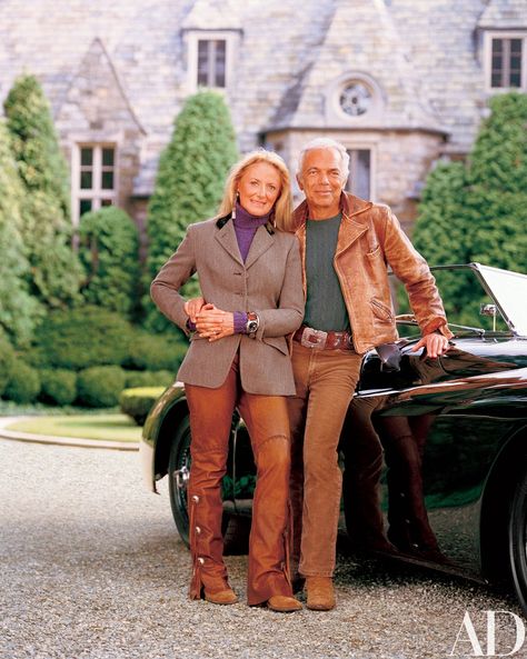 Step Inside Ralph Lauren's House in New York Ralph Lauren House, Ralph Lauren Interiors, Bedford New York, Ralph Lauren Looks, Style Masculin, Designer Ralph Lauren, Estilo Country, Lauren Bacall, Ralph Lauren Style