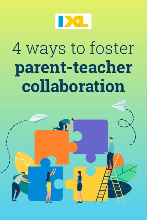 Fostering parent-teacher collaboration - IXL Official Blog Using Ixl In The Classroom, Collaboration Activities, Teacher Collaboration, Parent Teacher Association, Parent Teacher, Middle School Teachers, Foster Parenting, Student Success, Parents As Teachers