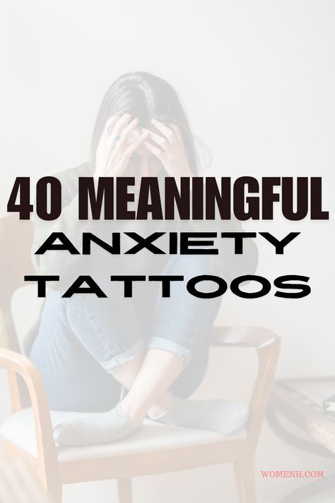 Over Thinker Tattoo Ideas, Love Yourself Hand Tattoo, Free Your Mind Tattoo Ideas, Stop Worrying Tattoo, Mental Tatoos Ideas, Tattoos For Self Worth, Tattoo And Their Meanings, I Got This Tattoo, Symbol For Ocd Tattoo Ideas