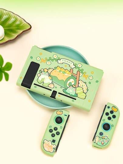 Nintendo Switch Cover, Sweet Frog, Switch Case, Nintendo Switch Case, Daily Bumps, Nintendo Switch Accessories, Switch Lite, Green Frog, Cute Frogs