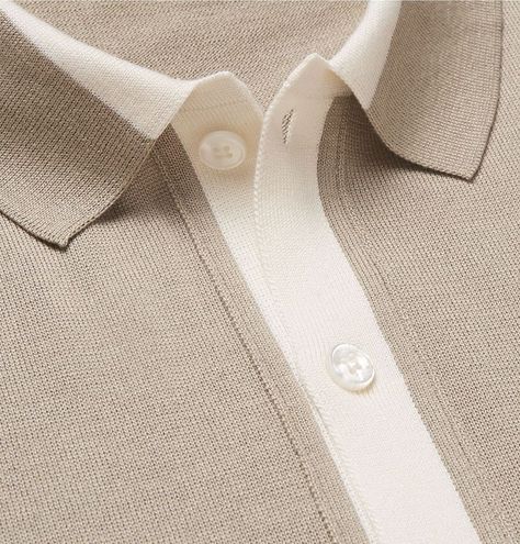 Mens Designer Polo Shirts, Knitwear Details, F Men, Menswear Details, Polo Shirt Outfits, Mens Polo T Shirts, Mens Fashion Wedding, Polo Shirt Design, Polo Design