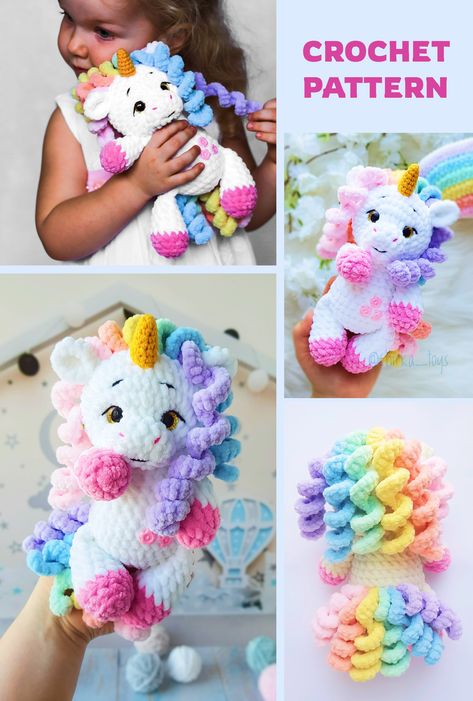 Unicorn Crochet Pattern, Crochet Unicorn Pattern, Unicorn Crochet, Amigurumi Plush, Crochet Animals Free Patterns, Crochet Unicorn, Crochet Amigurumi Free Patterns, Unicorn Pattern, Crochet Amigurumi Free