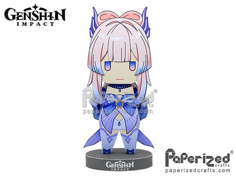 Genshin Impact: Sangonomiya Kokomi Paperized | Paperized Crafts Genshin Impact Sangonomiya Kokomi, Paperized Crafts, Sangonomiya Kokomi, Paper Toys, Genshin Impact, Paper Crafts, Toys, Anime