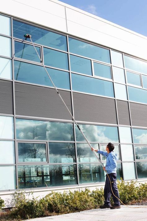 The exterior of your property is in constant contact with dirt, grime, pollution, and weather changes. #commercialwindowcleaningservices #windowcleaningservices Professional Window Cleaning, Window Cleaning Services, Residential Cleaning Services, Commercial Office Space, How To Clean Crystals, Constant Contact, Commercial Cleaning Services, Cleaning System, Residential Cleaning