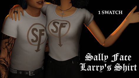 Sims 4 Doki Doki Literature Club Cc, Sally Face Sims 4 Cc, Sims 4 Sally Face Cc, Ts4 Cc, Sims 4 Cas, Sims Mods, Sims 4 Custom Content, Fall Shirts, The Sims