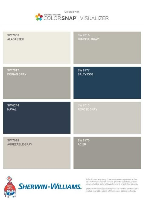 Paint Colors To Compliment Navy Blue, House Interior Navy Blue, Paint Color Schemes Navy Blue, Paint Colors To Match Navy Blue, Sw Naval Paint Color Palettes, Colors That Go With Navy Blue, Navy Paint, House Color Palettes, Pintura Exterior